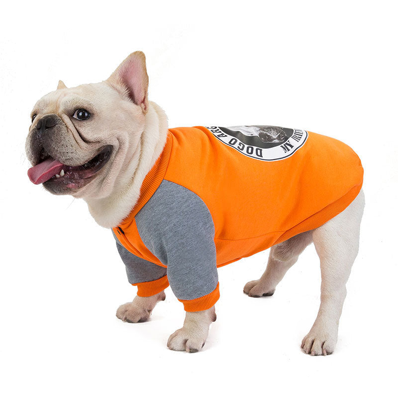 Fat Dog Pug Small And Medium Dog Pet Plus Velvet Sweater